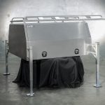 L&G Chivalry x3-1800 2 Doors Raw Alloy with Canopy Jack Off Leg Set of 4