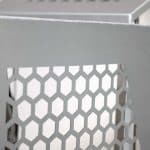 Side ventilation openings to keep the dog box area cool and well-ventilated