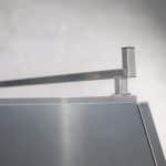 Roof rail system on a UTE canopy used for mounting accessories, roof racks, or carrying extra gear