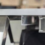 Heavy-duty raw alloy tray offering long-lasting performance
