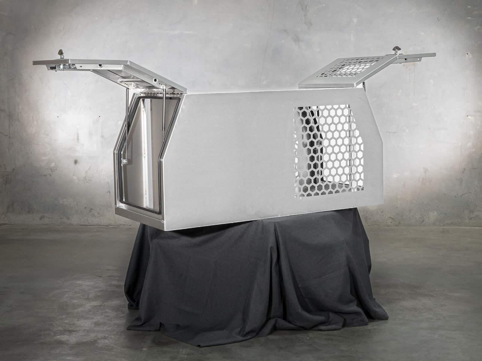 UTE canopy box with half dog box and half standard canopy storage