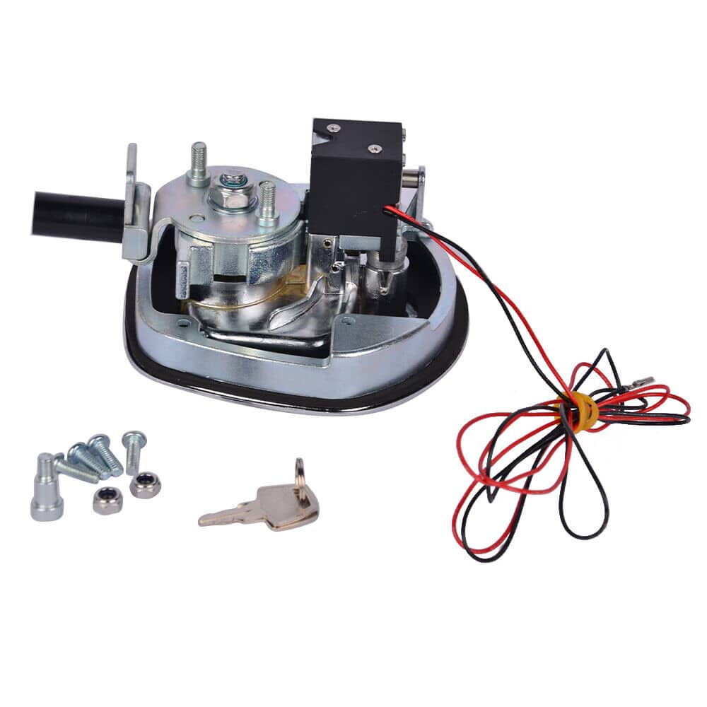 UTE canopy whale tail handle lock with electric central locking kit