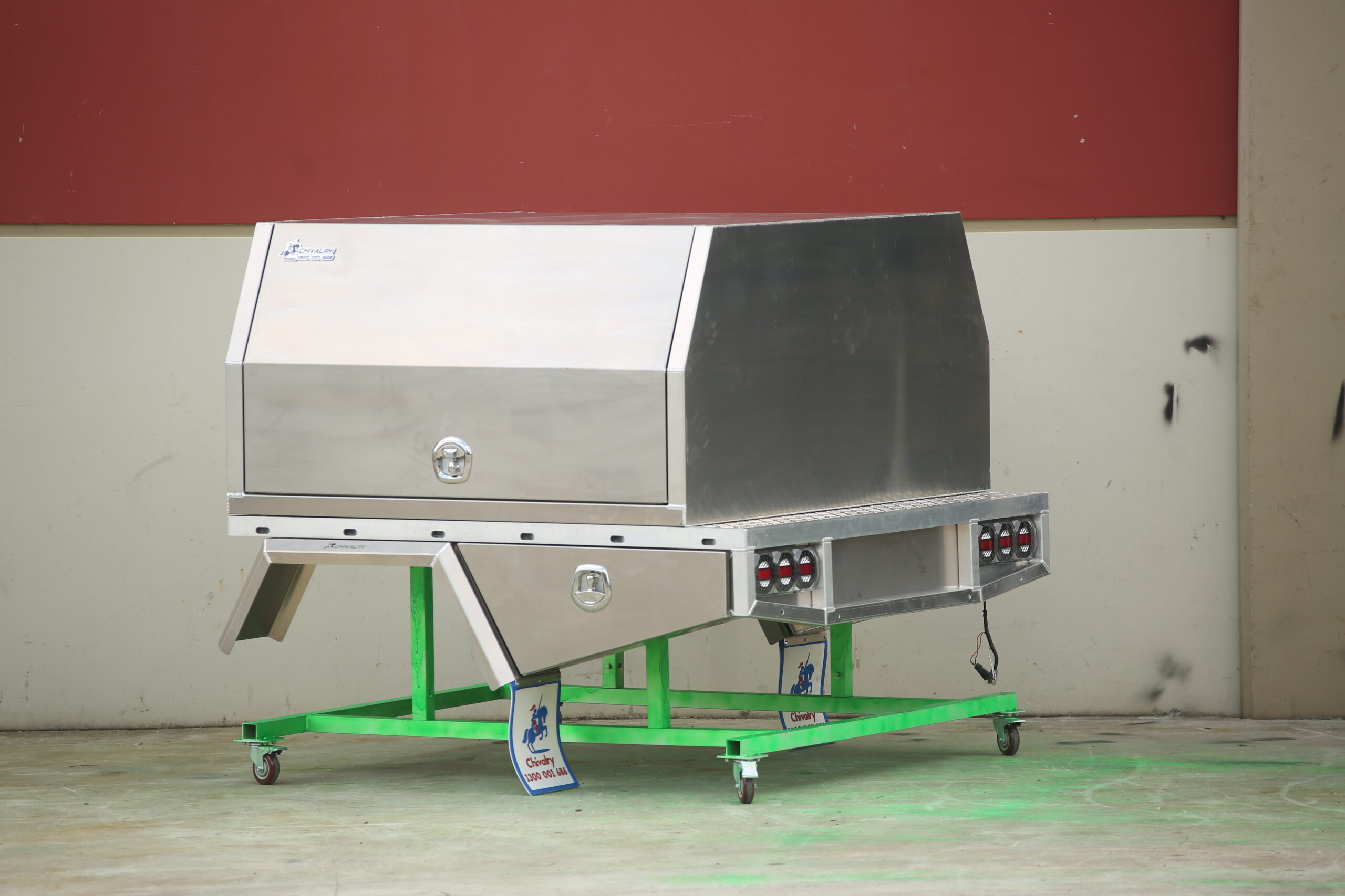 Functional raw aluminium canopy built for reliability