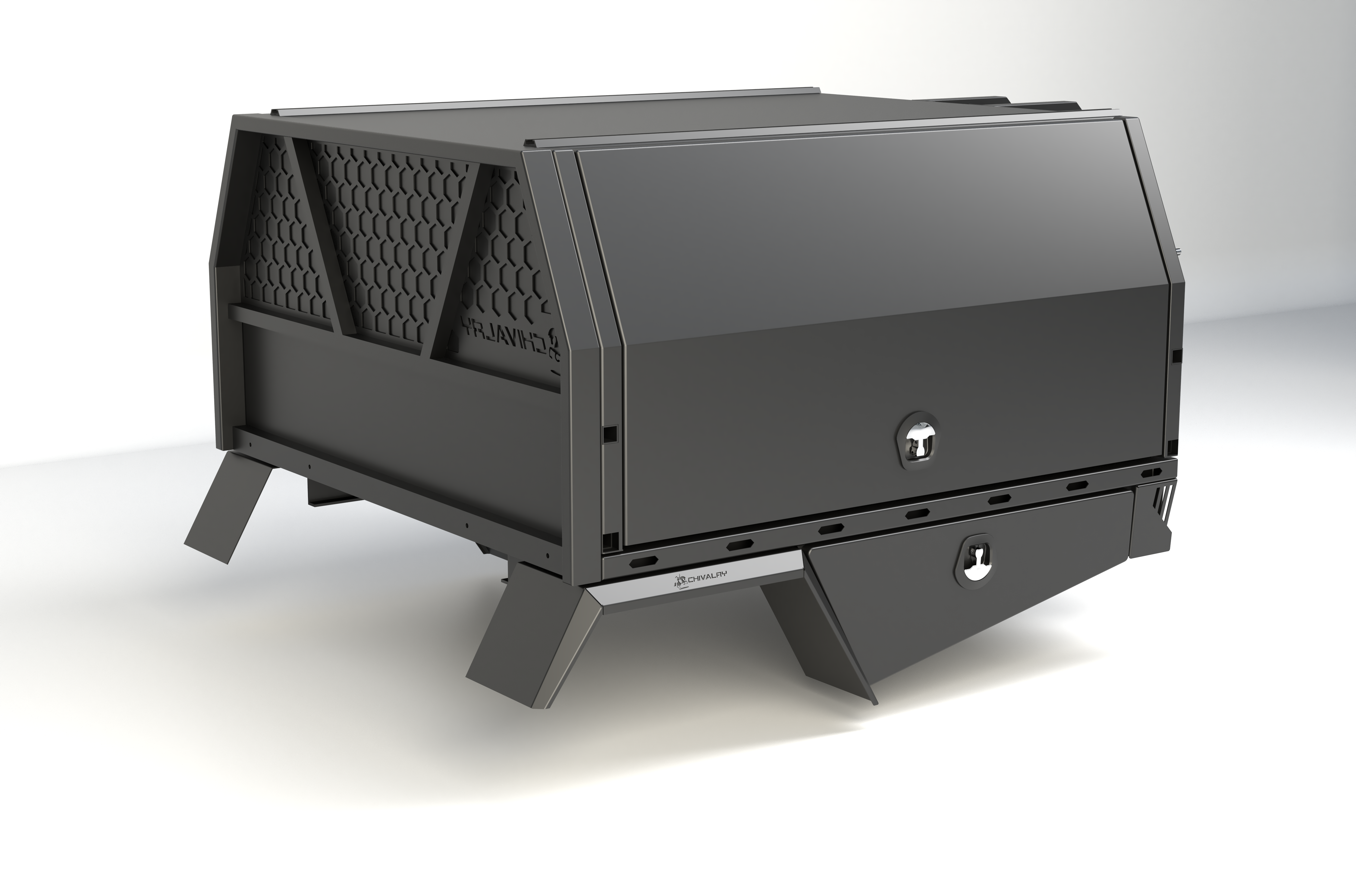 Reliable steel UTE canopy with reinforced body design