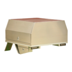 Raw alloy canopy with flat deck tray and internal bracing