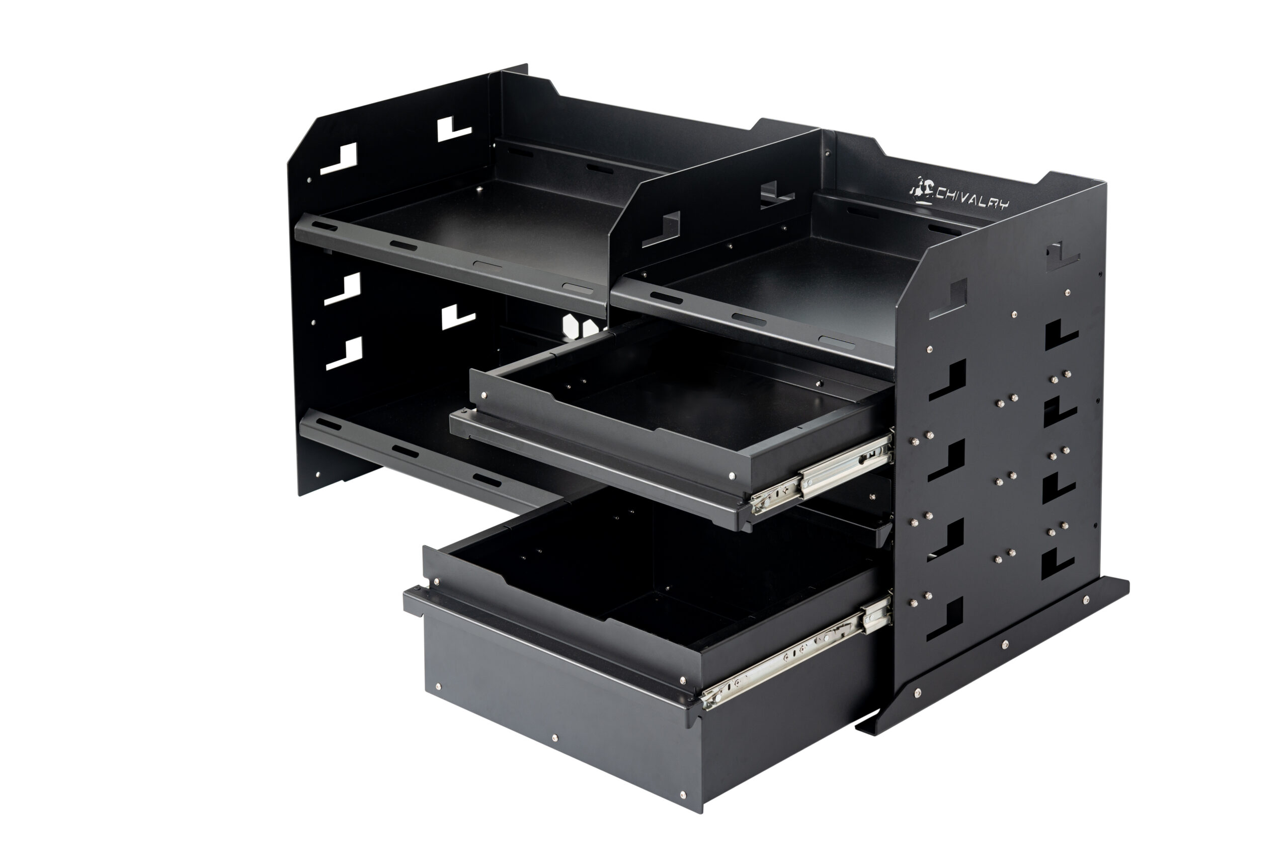1400mm aluminium slide drawer system for canopy installation