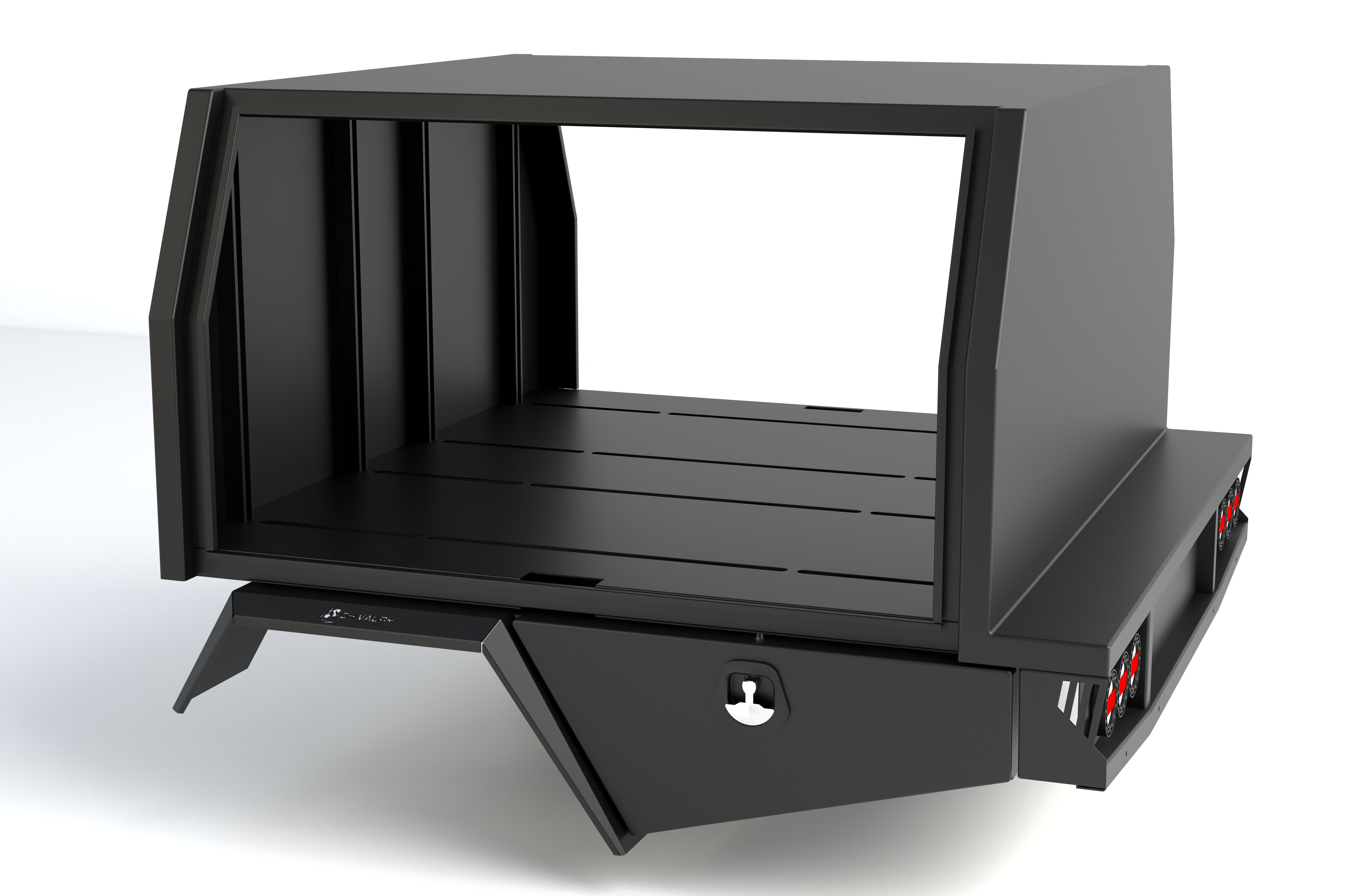Professional-grade black service body with minimalist styling