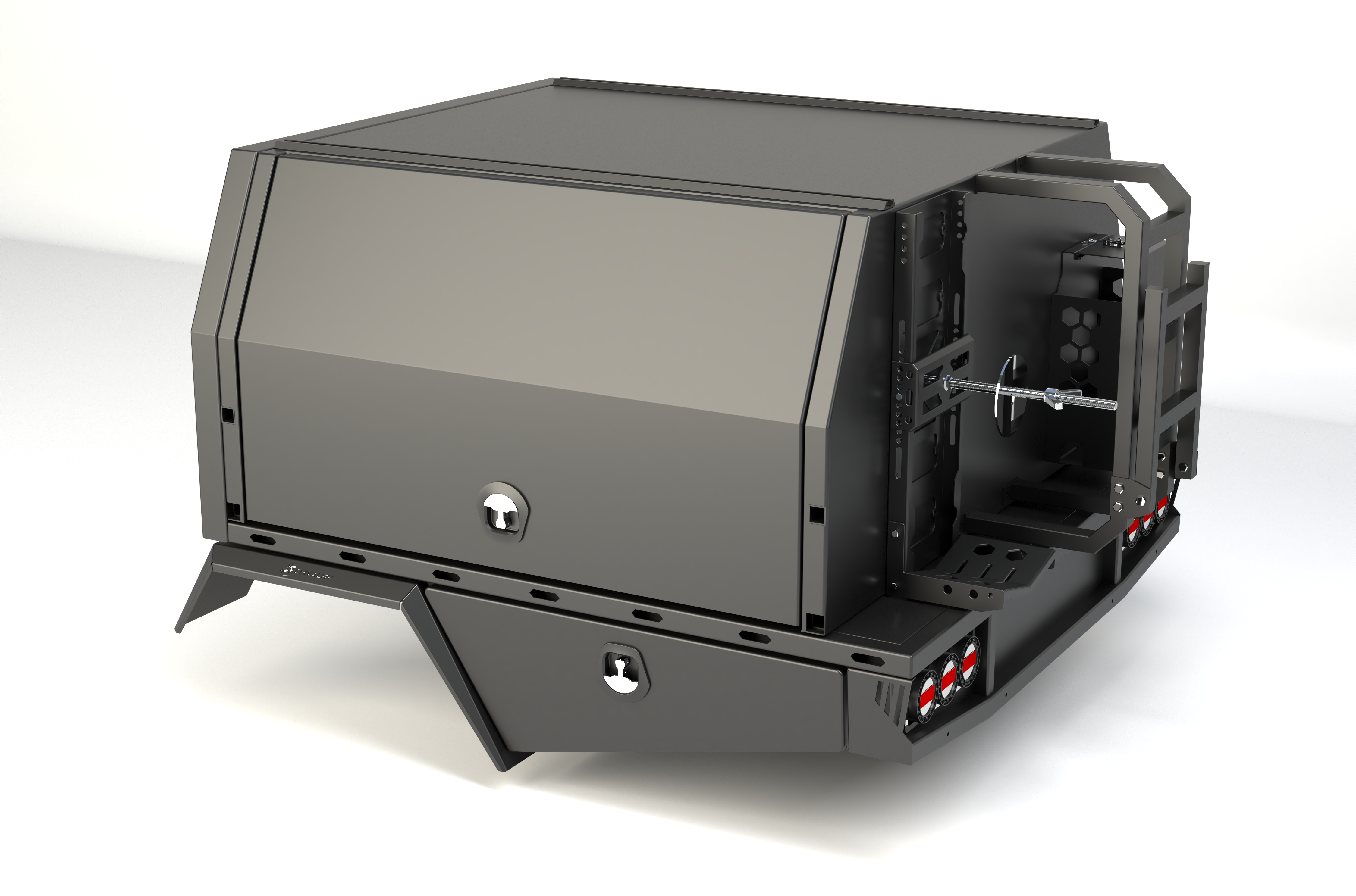 Reliable work-ready UTE canopy with solid construction