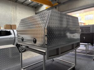 Stock CLearance Last 1 left X3 Canopy Only Checker Plate Raw Alloy （Sydney Stock Only)