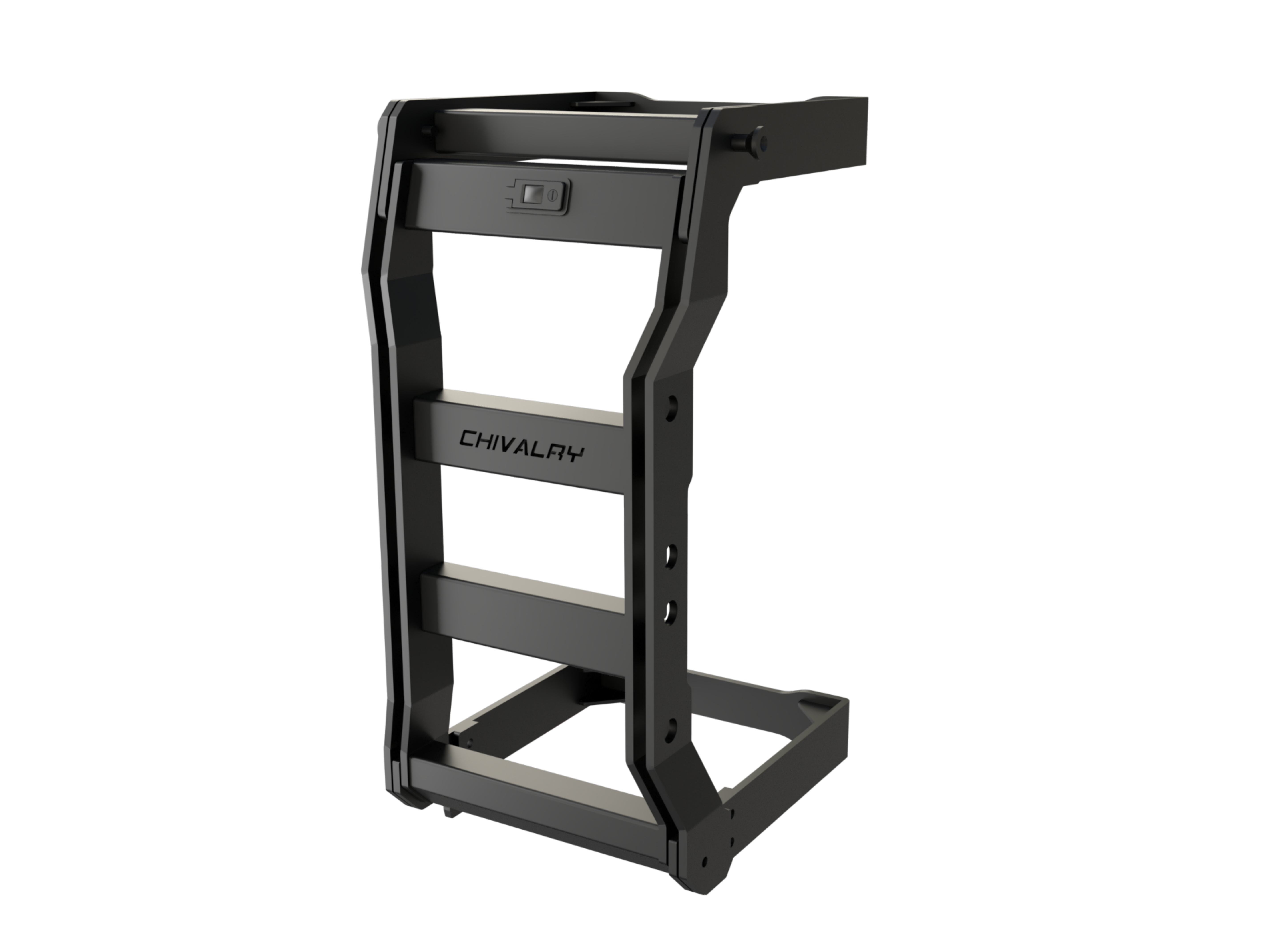 Aluminium climbing ladder for UTE canopy installation